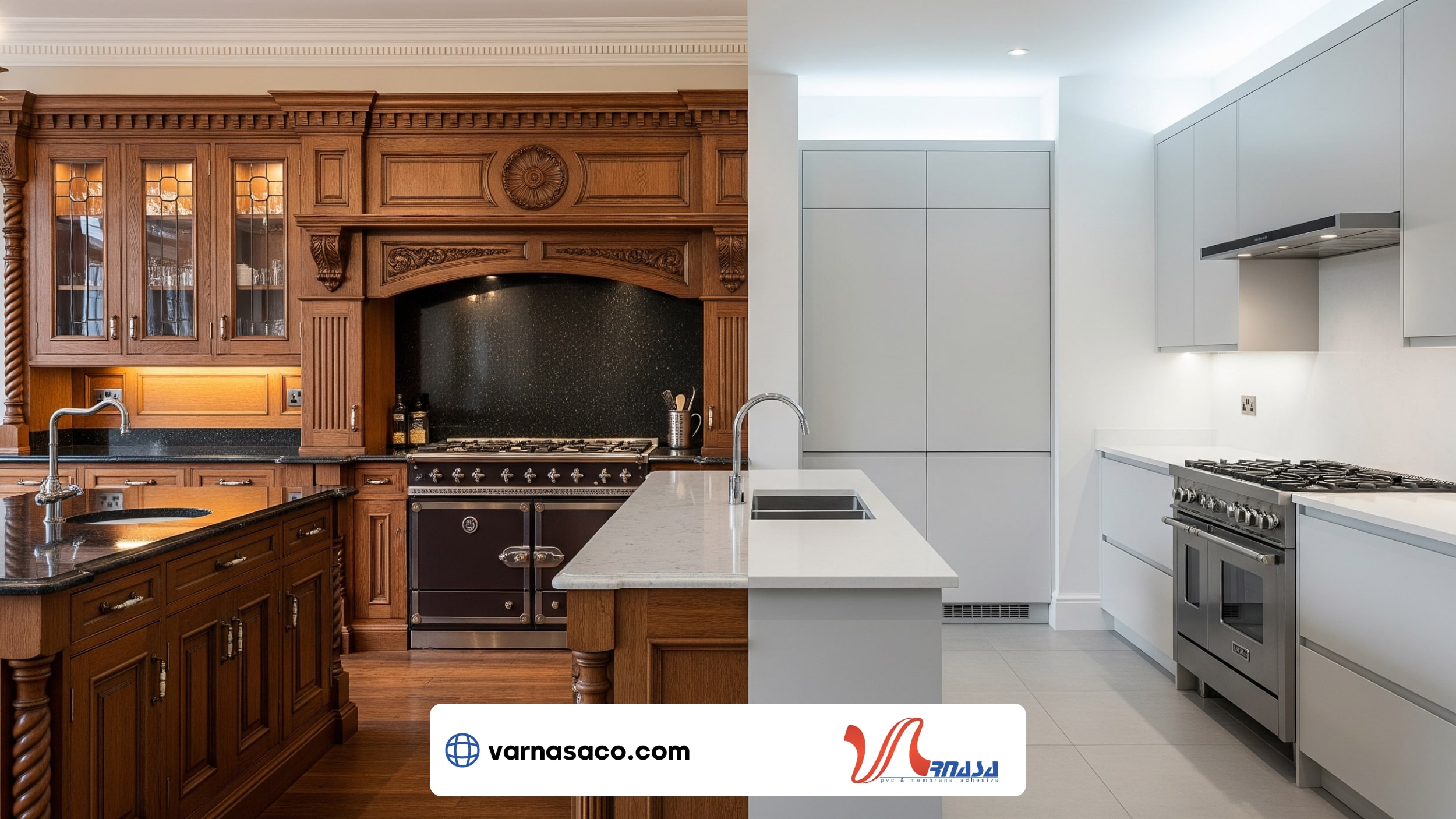 تفاوت کابینت مدرن و کلاسیک در طراحی آشپزخانه