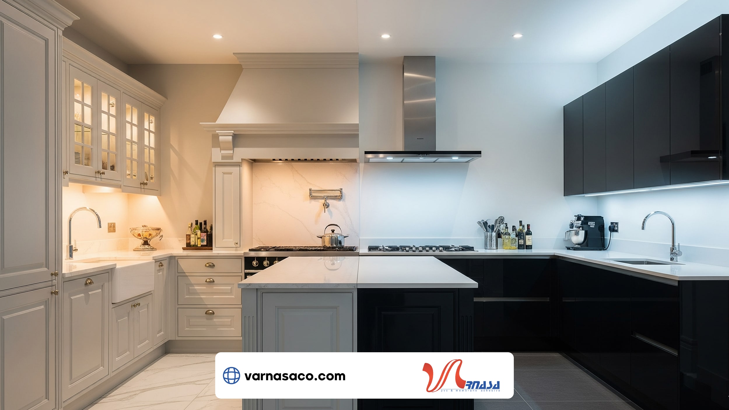 مقایسه کابینت مدرن و نئوکلاسیک